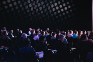Publiek bij een live event